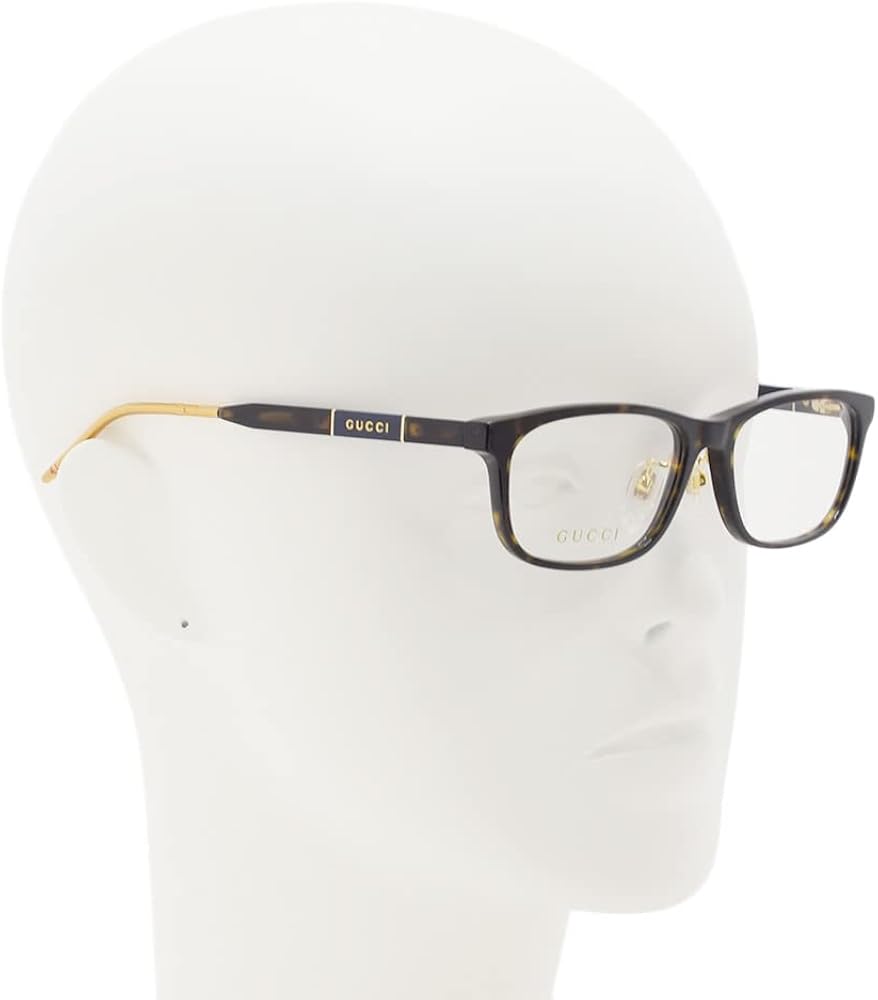 Amazon | [グッチ] 眼鏡フレーム メンズ GG0858OJ 001 ハバナ